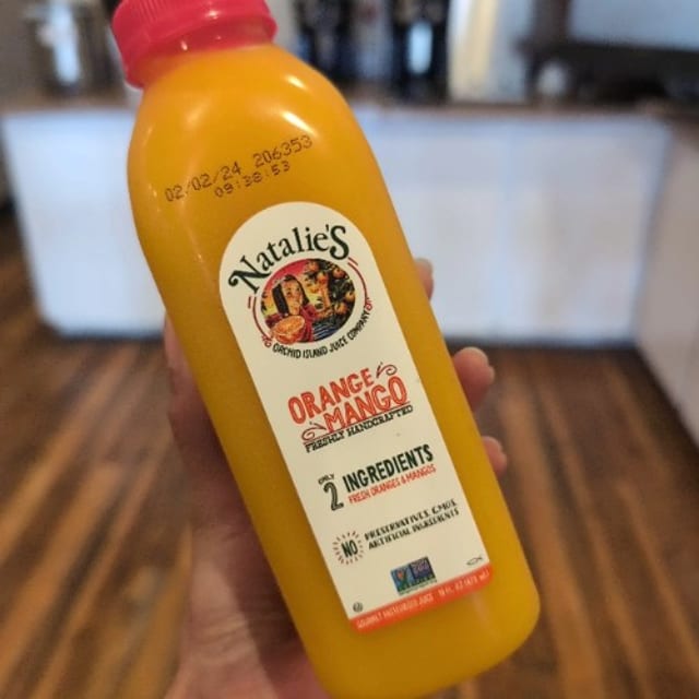 Mango/Orange Juice.
